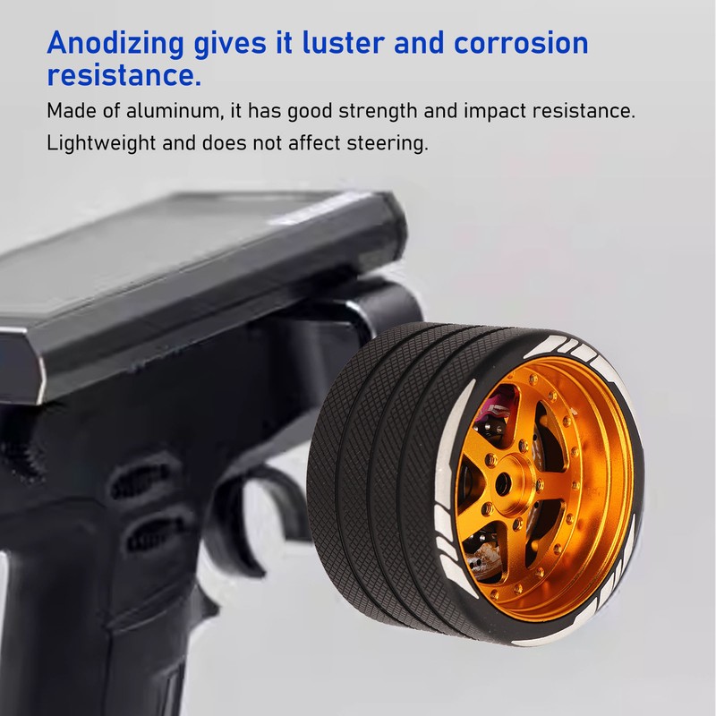 RC Transmitter Steering Wheel Aluminum Alloy Trigger One Handed Control