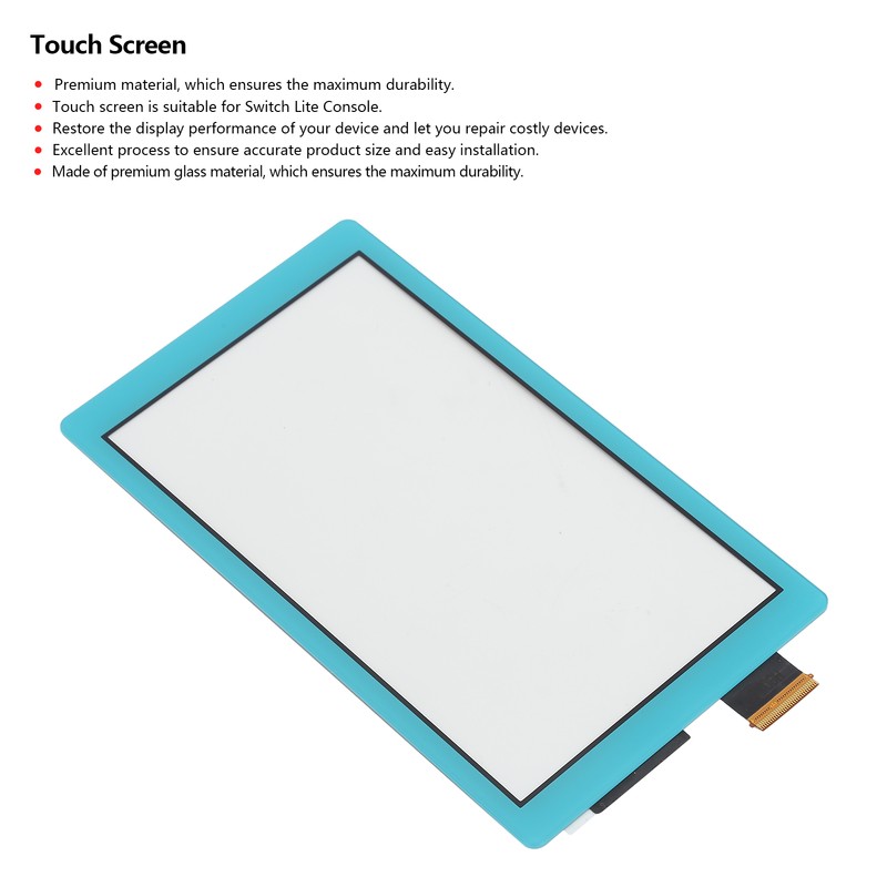 Touch Panel Replacement Screen Glass Compatible for Switch Lite Console