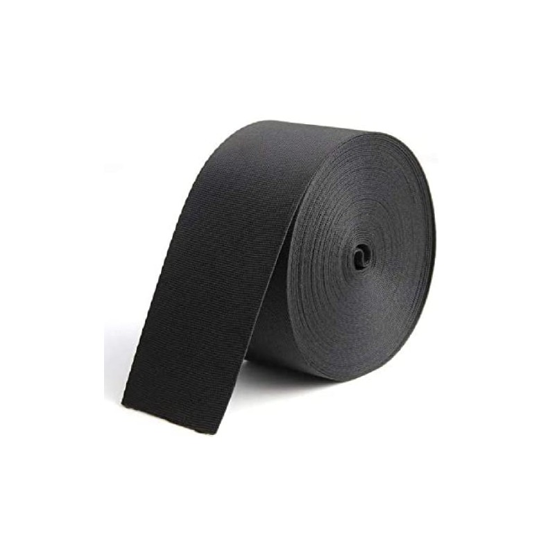 LIUSM 10 Yard Nylon Webbing Strap,Black Durable Flat Straps for