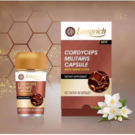 Longrich Cordyceps Militaris Capsule-Boosts Immune System(60 capsules) USA Brand