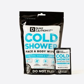 Duke Cannon Cold Shower Cooling Field Towels For Face & Body - 15 packs
