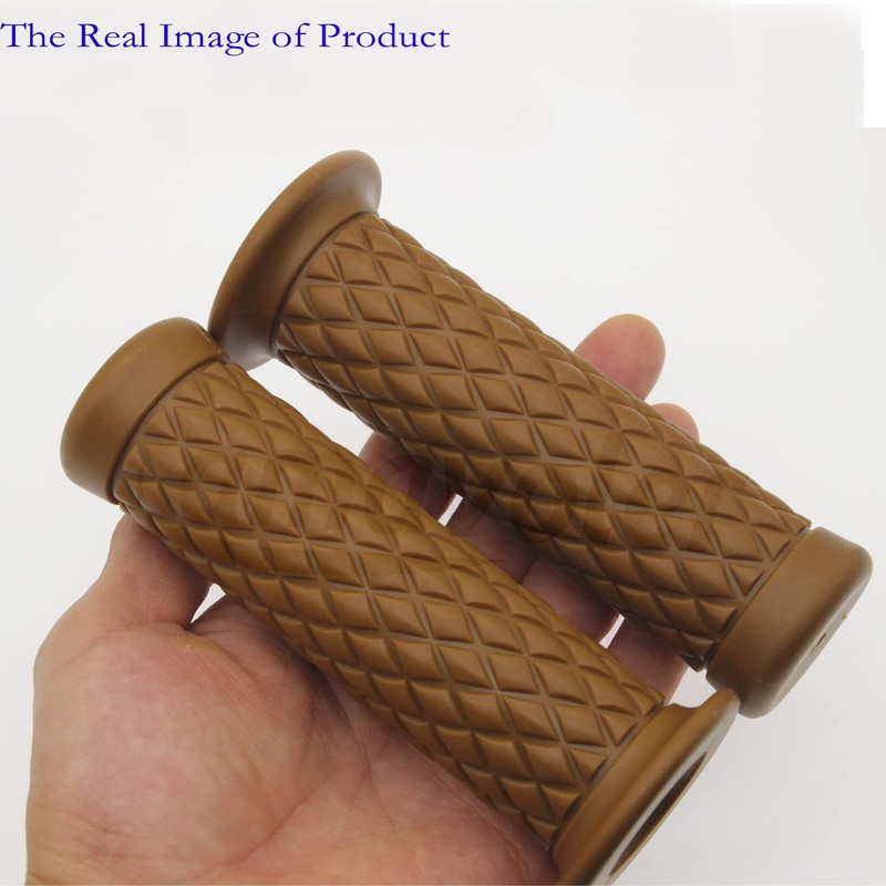 amavoler Motorcycle Handles Grips - Non Slip Rubber Motorcycle Grips