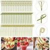Hsthe Sea 300 Pieces Bamboo Cocktail Sticks, Bamboo Toothpicks, Fruits,