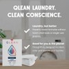 QLEAN Laundry Detergent Sheets (120 Loads) – Plastic-Free Packaging, Travel-Friendly,