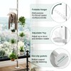 Hershii 7-Layer Tension Pole Plant Stand Indoor Decorative Display Rack