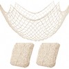 Natural Cotton Fish Net Decorations for Nautical Parties