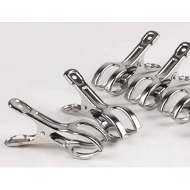 ASK Stainless Steel Clothespins, Large 4.3 inches (11 cm), 12 Pieces, Clips, Pinch, Rust Resistant, Strong, Windproof, Clothespins, Laundry Supplies, Clothes Drying, Room Drying, Outdoor Drying,