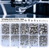 290 Pcs Cone Cup Point Grub Screws, M3/M4/M5/M6/M8 Hex Head