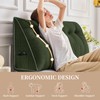 Sasttie Headboard Pillow Full, Wedge Pillow Headboard for Sitting Up