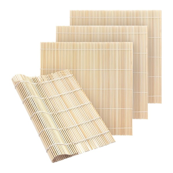 Sushi Mat Bamboo 24 x 24 CM Natural Bamboo Sushi