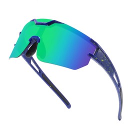 NICBOOY Kids Cycling Glasses, Sports Sunglasses for Adults & Youth, Ultra Light Sunglasses for running,cycling, baseball