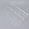 Clear Acrylic Vase Rectangular Elegant Centerpiece Flower Vase for Home