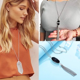 ALEXCRAFT 33 Feet Chains Craft Link Chain Stainless Steel Cable Chain Silver Necklaces with 20 Lobster Clasps and 50 Jump Rings for DIY Jewellery Making, Silver (3 mm)