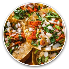 2 x 30cmVinyl Stickers - Mexican Traditional Tacos Food Decals for Car Van Luggage Scrap Book Fridge #21873