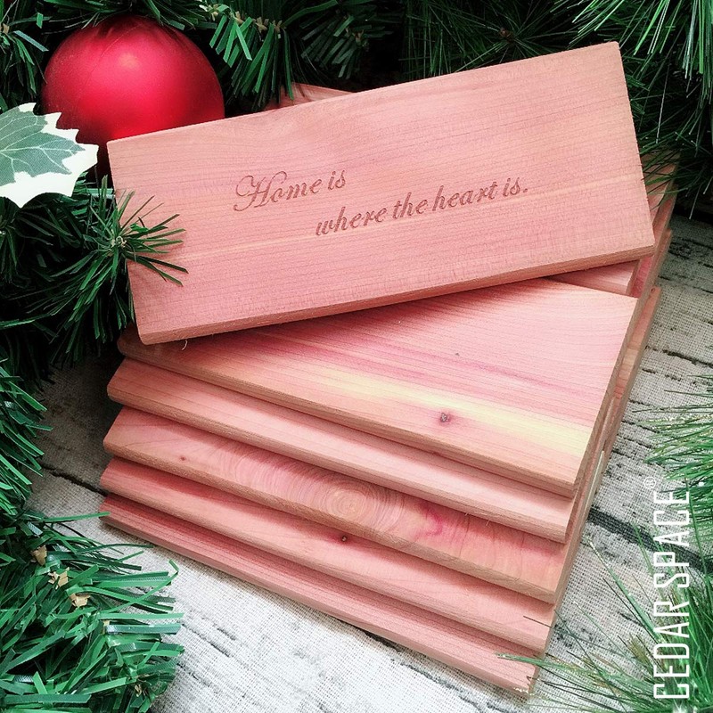 Cedar Space Cedar Blocks for Clothes Storage, 100% Aromatic Red