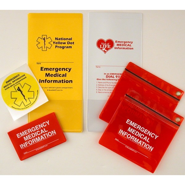 StoreSMART - Emergency Medical Information Variety Pack - Personal Variety Pack - YDOTVOL-PVP