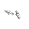 2 pcs10mm BALL STUD BOLT M8 thread Silver for gas