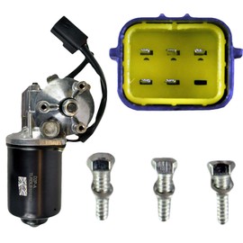 D2P Windscreen Wiper Motor Replacement Front Compatible With 1998-2006 Land Rover Freelander L359, LN Replaces DLB101532