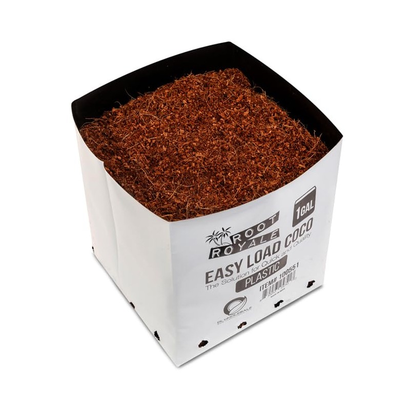 DL Wholesale Root Royale Easy Load Coco Coir Plastic Grow