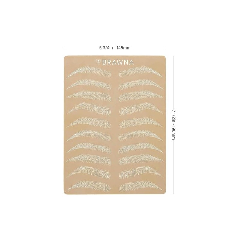 Piel de Práctica Microblading para Cejas 6 Pcs - Sin