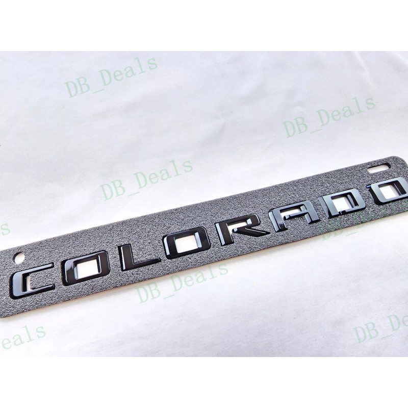 Colorado 4PCS Gloss Black Door Rear Colorado Red ZR2 Emblems