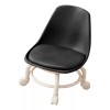generic Silla Con Asiento De Ruedas Taburete De Pedicura Negro