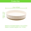 Turntable Organiser, 21 cm Diameter Fridge Rotating Plate, 360° Rotating