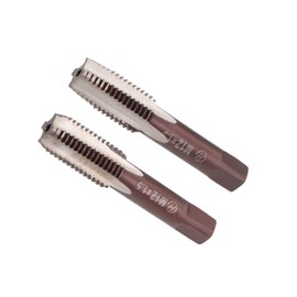 CoCud Hand Threading Taps, M12 x 1.5 Thread, Metric Alloy Tool Steel Screw Tapping Taper Bottom Tap - (Applications: for Machine Thread Repair), 1-Pair