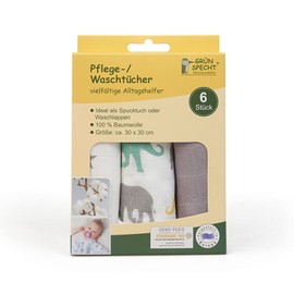 GRÜNSPECHT Naturprodukte 1501-V5 Care / Wash Cloths 960 g Taupe