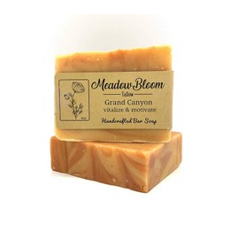 Hunter Cattle Co. Meadow Bloom Tallow Bar Soap - Fennel & Clay 1 Pack - Made with All Natural 100% Grass Fed Tallow Handmade Soap Bar - Great for Face or Body Soap