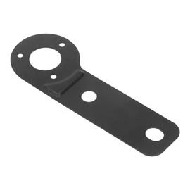 EVGATSAUTO Trailer Socket Bracket Black Steel 7 Pin Heavy Duty Mounting Plate Tow Bar Car & Truck Black