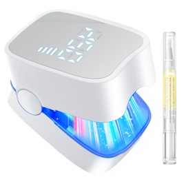 LOZLTX 4.0 Medical Grade Nail Fungus Laser with Timer, 21 Days Fast Acting, 3 Blue, 1 Infrared Strongest Therapy, SGS Approved Safe, Reliable, Nail Fungus Laser Device