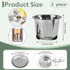 LELE LIFE Tea Strainers for Loose Tea, Tea Infuser for
