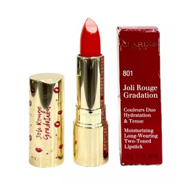 Clarins Joli Rouge Gradation Two Toned Lipstick (3.5g/0.1oz) NEW YOU PICK - 801 Coral Gradation