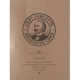 Captain Fawcett Moustache Comb Captain Fawcett (87T) 400g