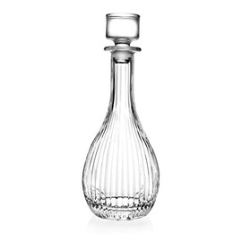 Glass Wine Decanter with Stopper - Carafe - for Red - White - Wine - Crystal Glass 30 Oz. - Made in Europe - by Barski