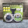 LUMINAR Solar LED IN-Ground DISK Lights 4 Pk Low Profile