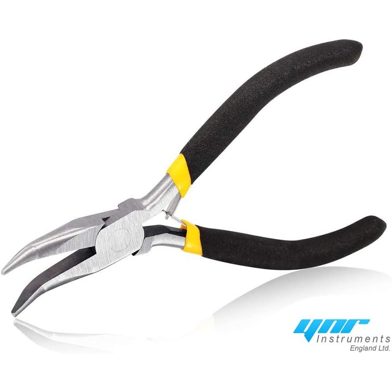 YNR Art Craft Beading Jewellery Making Bent Nose Pliers Tool