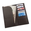 Genuine Tegu Lizard Checkbook Leather Rodeo Wallet (Gray)