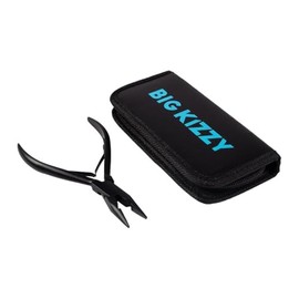 Big Kizzy Pliers for Hair Extensions - Sew in Weft Applications and Keratin Removal - Leather pouch included