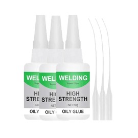 Jue-Fish Multifunctional Glue Welding Glue Welding High-Strength Glue, Universal Super, Instant Bonding, Strong Adhesion (Glue3pcs)