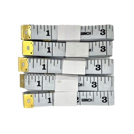 NAHANCO 60” Measuring Tape for Sewing, White