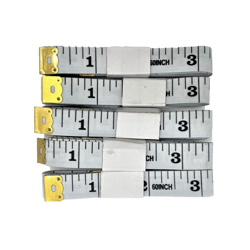 NAHANCO 60” Measuring Tape for Sewing, White
