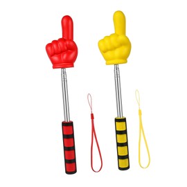 LALAFINA 2pcs Indicator Stick Teacher Must Haves Elementary Pointers for Classroom Pointer Finger for Classroom Stick Finger Pointers Sticks Hand on a Stick Plastic