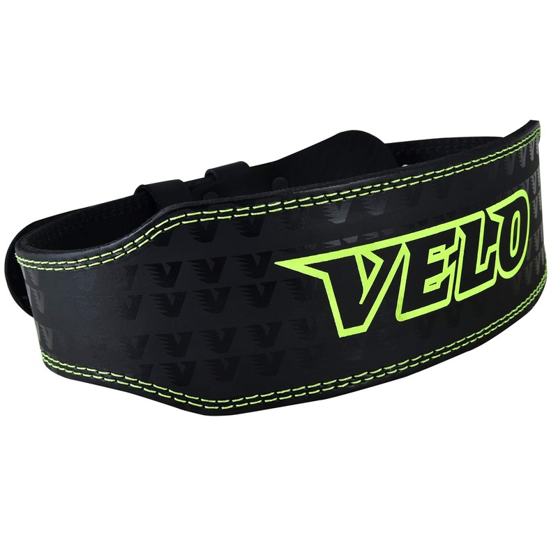 VELO Power Weight Lifting Buffalo Hide 4" Leather Belt Gym