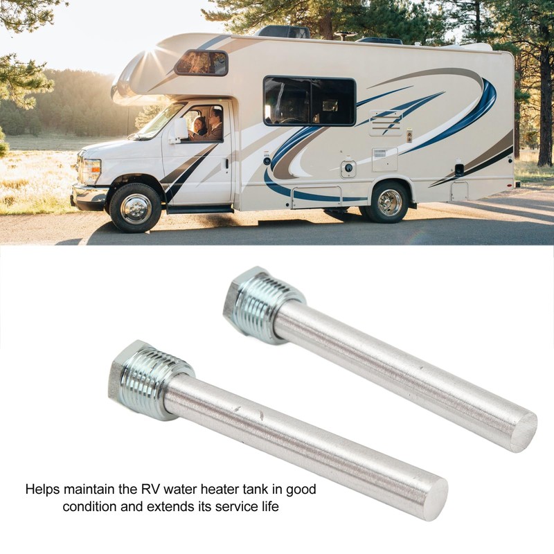 2Pcs Anode Rod 1/2 in NPT Thread Anode Rod with