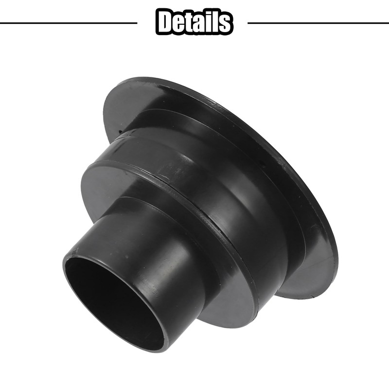 X AUTOHAUX 100mm 75mm Round Black AC Air Condition Vent