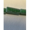 Handmade Lamp work hand made 14x8mm Frosted green tubes shaped