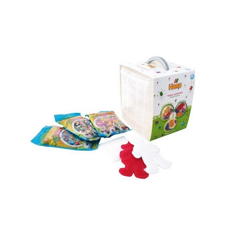 TRIEUR DE PERLES HAMA 4 CASIERS