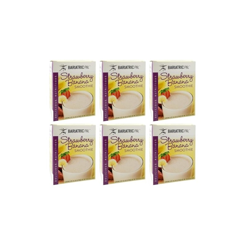 BariatricPal Protein Smoothie - Strawberry Banana (6-Pack)